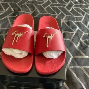 Giuseppe Zanotti | Shoes | Giuseppe Zanotti Red Logo Leather  display picture 3